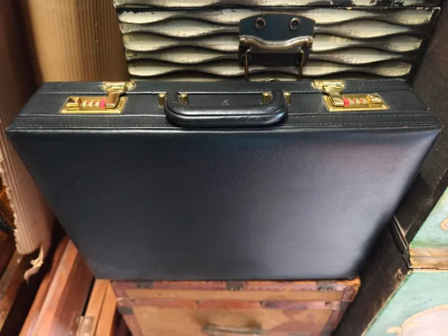 Valigetta Executive Pierre Cardin Nero e Oro