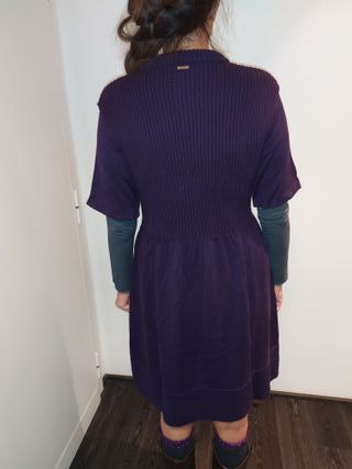 Abito GF Ferre Viola in Lana