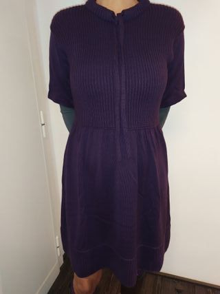 Abito GF Ferre Viola in Lana