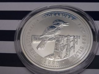 Moneda Plata Pura Kookaburra 1998 1 oz