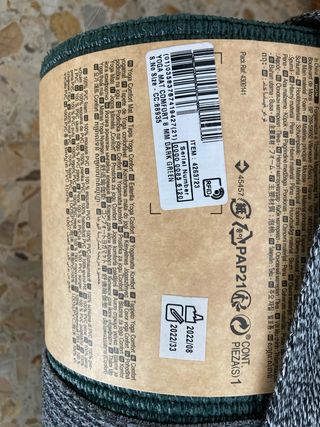 Esterilla Yoga Verde 8mm