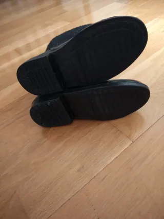 Botas de agua altas goma y tela N°30/31.