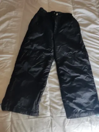 Pantalón de nieve negro talla 7/8