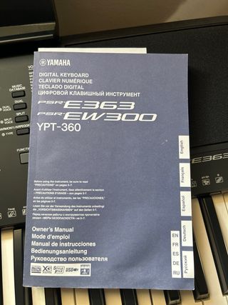 Teclado Yamaha PSR-E363
