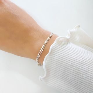 Pulsera Fígaro Plata