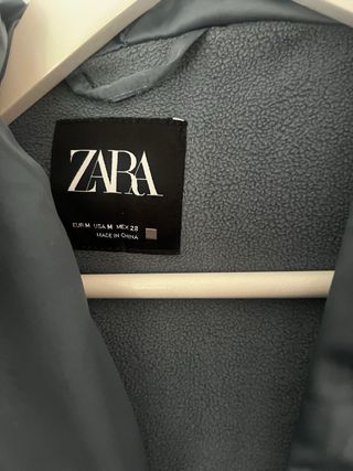 Abrigo acolchado Zara oversize M