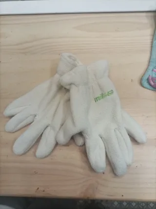 Guantes de esquí florales