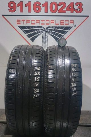 -195 55 15 V MICHELIN RUEDA AL 90% VIDA UTIL