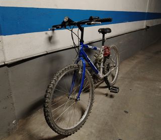 Bicicleta Montaña TOPTROTTER Azul/Negra