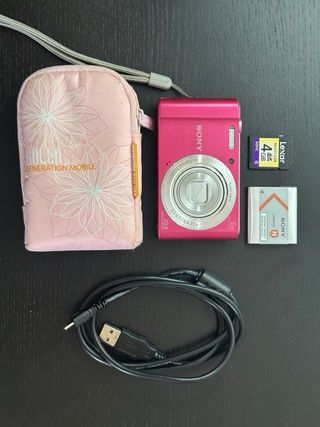 Câmara Digital Sony DSC-W810 Rosa