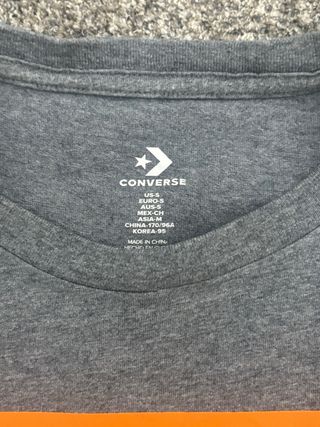 Camiseta Converse Gris Talla S