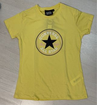 Camiseta Converse Amarilla Talla S