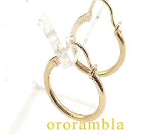 Pendientes aro Oro 18k
