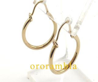 Pendientes aro Oro 18k