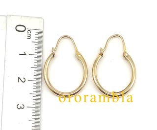 Pendientes aro Oro 18k