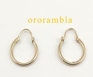Pendientes aro Oro 18k