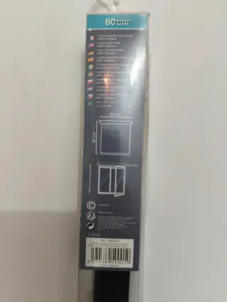 Estore Cortina Enrollable Negra 60 cm