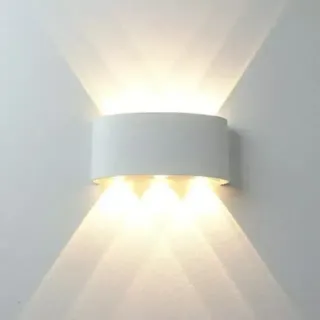 Lampade da parete LED Moderna Nera Luci