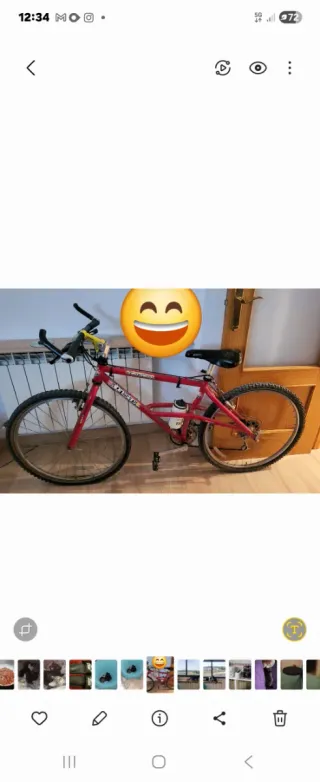 Bicicleta de Montaña Roja