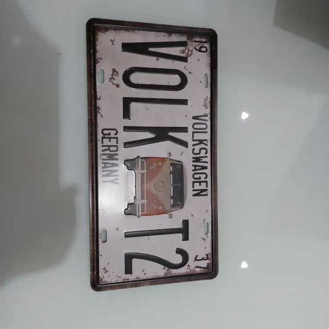 Targa Lamiera Volkswagen T2