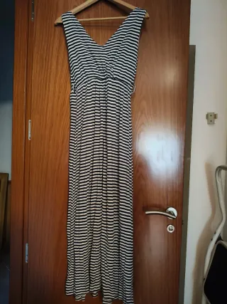 Vestido largo rayas