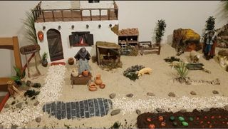 Nacimiento y Belén completo