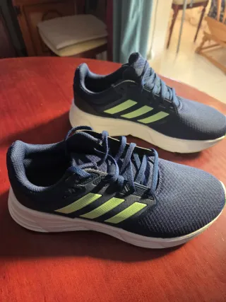 Tenis Adidas Azul/Verde - Una Puesta