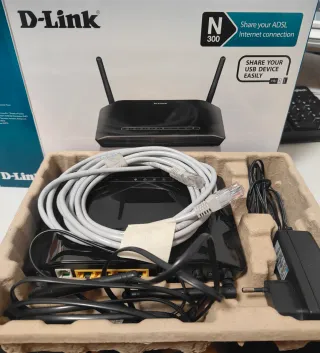 D-Link wireless N300 ADSL2 + Modem Router