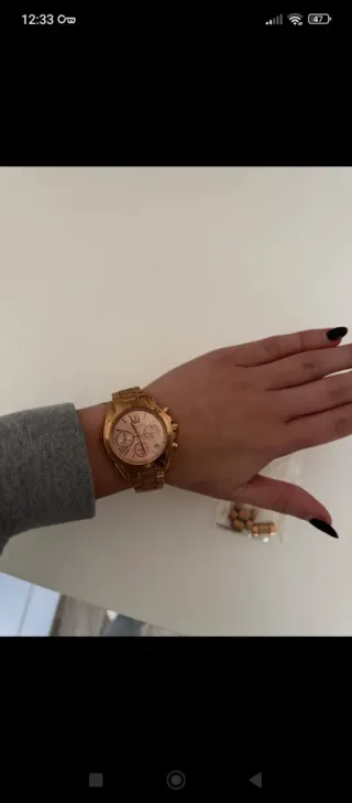 Reloj Michael Kors Dorado Rosado