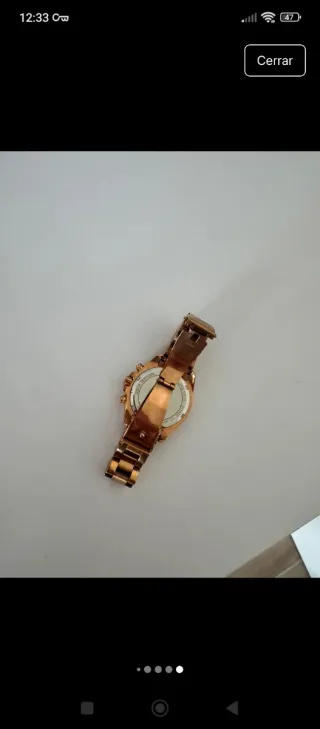 Reloj Michael Kors Dorado Rosado