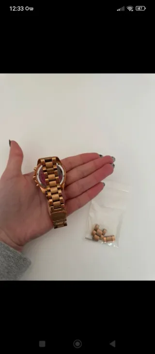 Reloj Michael Kors Dorado Rosado