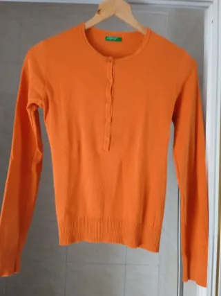 Jersey United Colors of Benetton Naranja Talla S