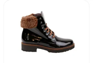 Botines charol negro Pitillos 38