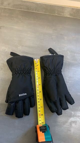 Guanti da neve Wedze neri bambina usati 2 giorni