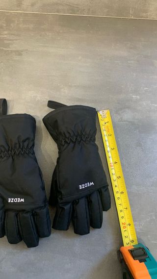 Guanti da neve Wedze neri bambina usati 2 giorni