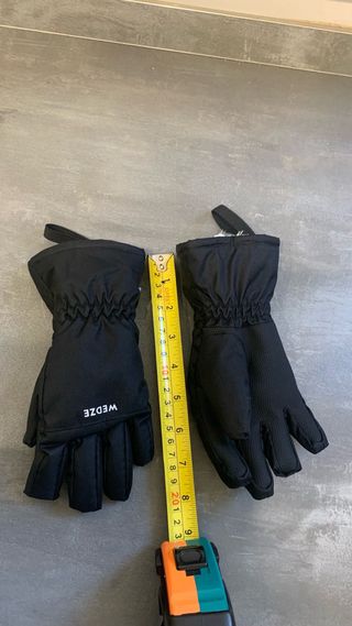 Guanti da neve Wedze neri bambina usati 2 giorni