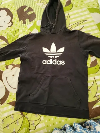 Chaqueta Adidas Negra con Logo
