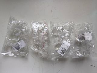 Lote 80 botes transparentes (50 x 30 ml + 30 mini)
