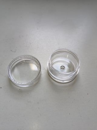 Lote 80 botes transparentes (50 x 30 ml + 30 mini)