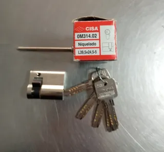 Bombín CISA OM314.02 Niquelado