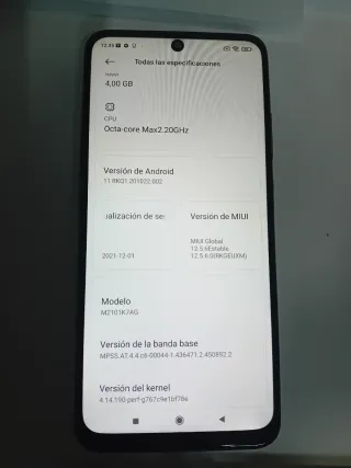 Xiaomi Redmi Note 10S 128GB Blanco