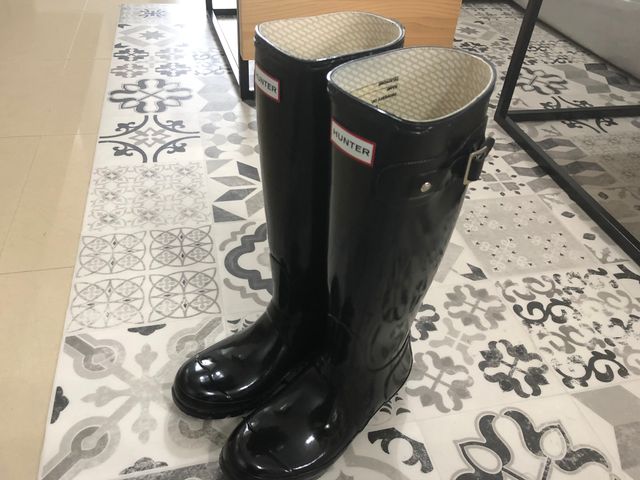 Botas Hunter Negras Altas