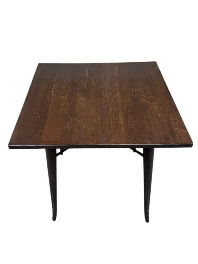Mesa hostelería Marrón 80x80