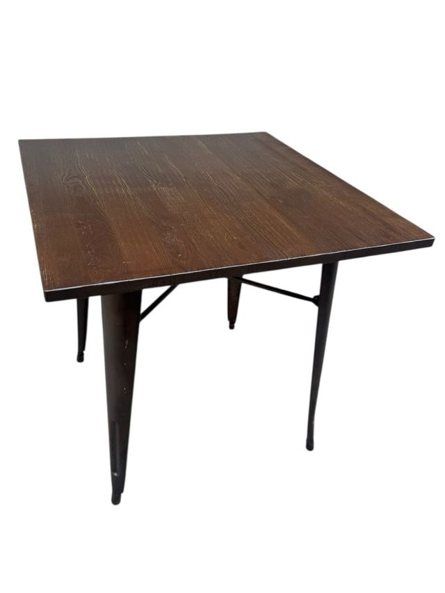 Mesa hostelería Marrón 80x80