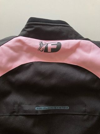 Chaqueta Moto Negra y Rosa Talla XS