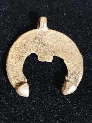 Antiguo amuleto de Bronce Burkina-Faso