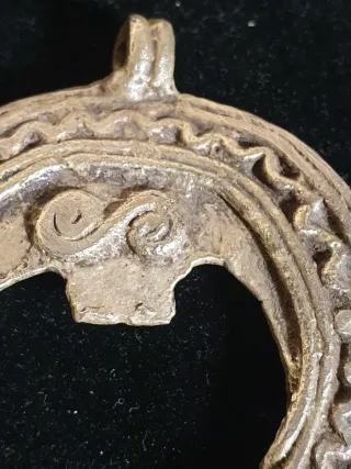 Antiguo amuleto de Bronce Burkina-Faso