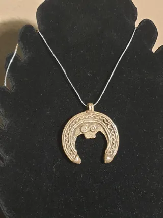 Antiguo amuleto de Bronce Burkina-Faso