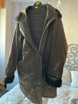 Parka M&S Mode Talla 40-42 Marrón