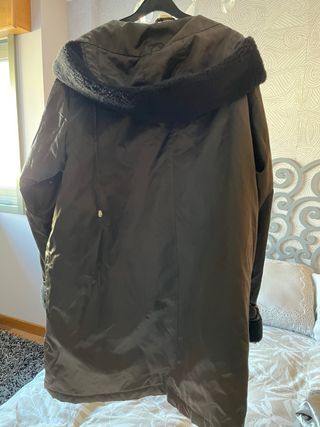 Parka M&S Mode Talla 40-42 Marrón